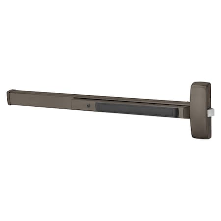 Sargent Grade 1 Rim Exit Bar, Wide Stile Pushpad, 36-in Device, Exit Only, Flush End Cap, Hex Key Dogging, D 43-8888F 10B